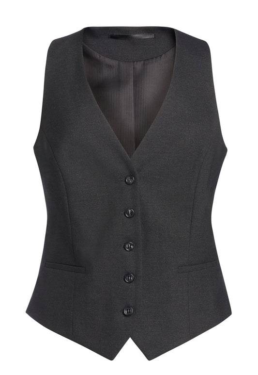 Toulouse Ladies Waistcoat Charcoal