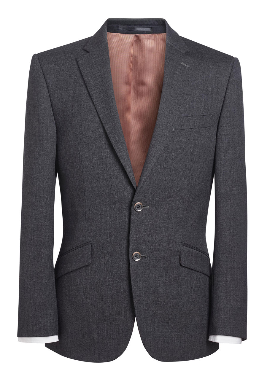 Aldwych Tailored Fit Jacket Mid Grey
