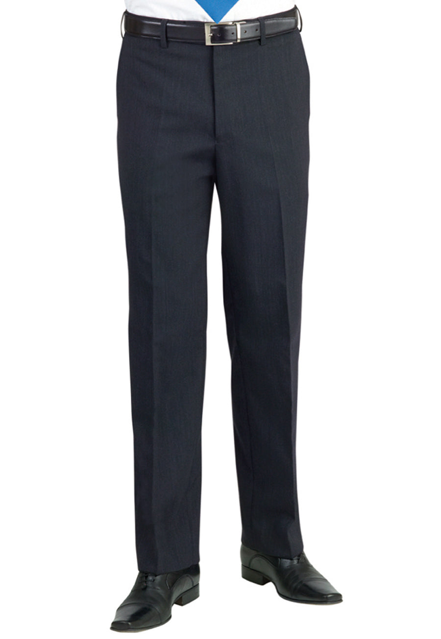 Apollo Flat Front Trouser Charcoal