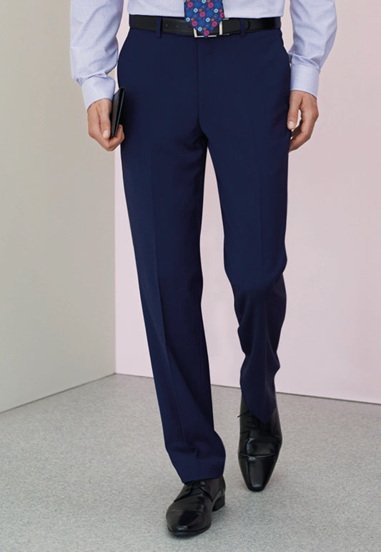 Avalino Tailored Fit Trouser Mid Blue