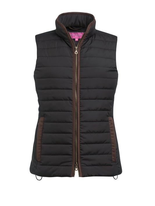 Madison Quilted Gilet Black